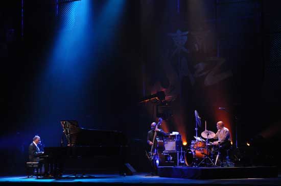 McCoy Tyner Trio photo by Hideo Nakajima